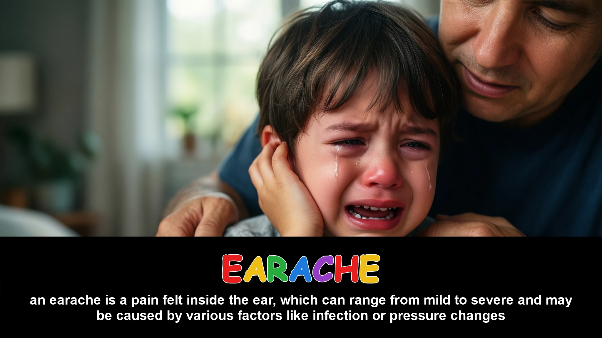 English Illustration for earache